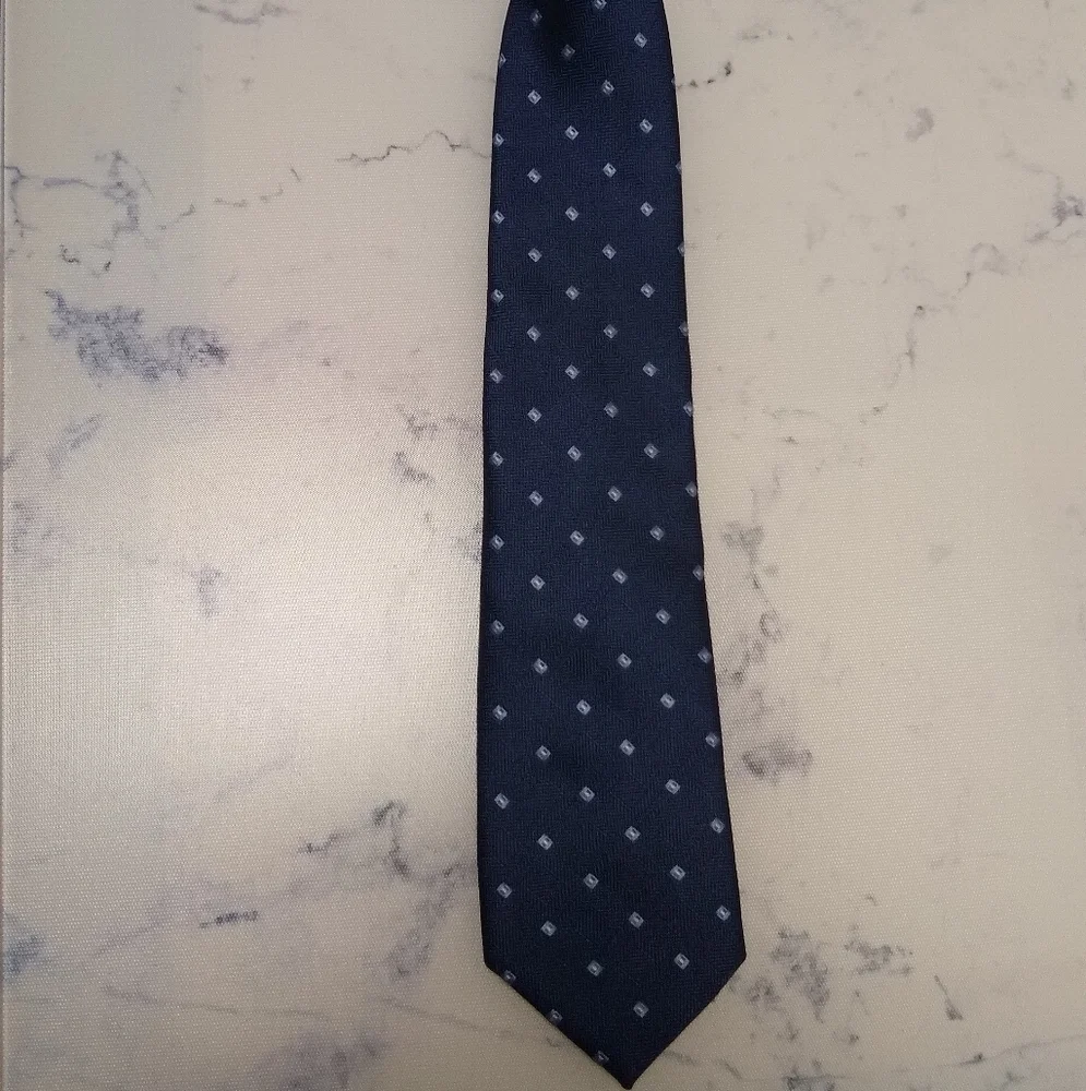 Cherokee Boys Clip On Blue Tie Size Small 6/7